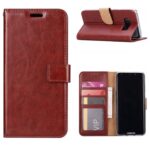 Hoesje geschikt voor Samsung Galaxy S8 - Boekhoesje met kaartvakken - Bruin