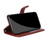 Hoesje geschikt voor Samsung Galaxy S8 Plus - Boekhoesje met kaartvakken - Bruin