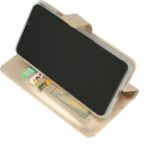 Hoesje geschikt voor Samsung Galaxy S8 Plus - Boekhoesje met kaartvakken - Goud