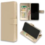 Hoesje geschikt voor Samsung Galaxy S8 Plus - Boekhoesje met kaartvakken - Goud