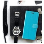 Hoesje geschikt voor Samsung Galaxy S8 Plus - Boekhoesje met kaartvakken - Turquoise