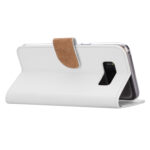 Hoesje geschikt voor Samsung Galaxy S8 Plus - Boekhoesje met kaartvakken - Wit