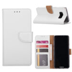 Hoesje geschikt voor Samsung Galaxy S8 Plus - Boekhoesje met kaartvakken - Wit
