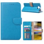 Hoesje geschikt voor Son Xperia XZ2 Premium - Boekhoesje met kaartvakken - Turquoise