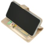 Hoesje geschikt voor Sony Xperia XZ2 Premium - Boekhoesje met kaartvakken - Goud