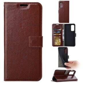 Hoesje geschikt voor Xiaomi 12/12X - Boekhoesje met kaartvakken - Bruin