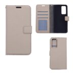 Hoesje geschikt voor Xiaomi 12/12X - Boekhoesje met kaartvakken - Goud