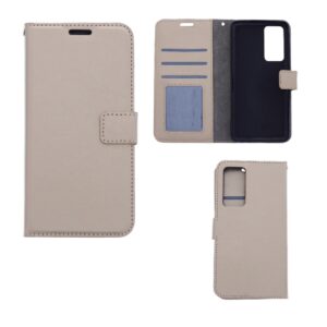 Hoesje geschikt voor Xiaomi 12/12X - Boekhoesje met kaartvakken - Goud