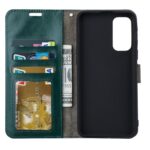 Hoesje geschikt voor Xiaomi 12/12X - Boekhoesje met kaartvakken - Groen