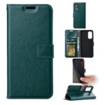 Hoesje geschikt voor Xiaomi 12/12X - Boekhoesje met kaartvakken - Groen