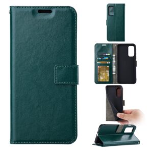 Hoesje geschikt voor Xiaomi 12/12X - Boekhoesje met kaartvakken - Groen