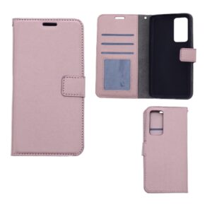 Hoesje geschikt voor Xiaomi 12/12X - Boekhoesje met kaartvakken - RoseGoud