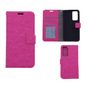 Hoesje geschikt voor Xiaomi 12/12X - Boekhoesje met kaartvakken - Roze