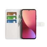 Hoesje geschikt voor Xiaomi 12/12X - Boekhoesje met kaartvakken - Wit