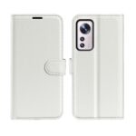 Hoesje geschikt voor Xiaomi 12/12X - Boekhoesje met kaartvakken - Wit