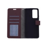 Hoesje geschikt voor Xiaomi 12 Pro - Boekhoesje met kaartvakken - Bruin