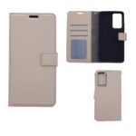 Hoesje geschikt voor Xiaomi 12 Pro - Boekhoesje met kaartvakken - Goud