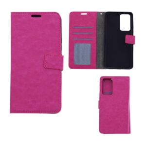 Hoesje geschikt voor Xiaomi 12 Pro - Boekhoesje met kaartvakken - Roze