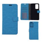 Hoesje geschikt voor Xiaomi 12 Pro - Boekhoesje met kaartvakken - Turquoise