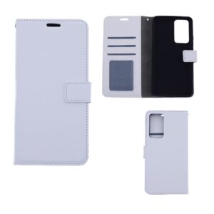 Hoesje geschikt voor Xiaomi 12 Pro - Boekhoesje met kaartvakken - Wit