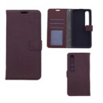 Hoesje geschikt voor Xiaomi Mi 10 - Boekhoesje met kaartvakken - Bruin