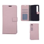 Hoesje geschikt voor Xiaomi Mi 10 - Boekhoesje met kaartvakken - RoseGoud