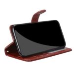 Hoesje geschikt voor Xiaomi Mi 10 Pro - Boekhoesje met kaartvakken - Bruin