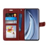 Hoesje geschikt voor Xiaomi Mi 10 Pro - Boekhoesje met kaartvakken - Bruin