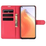 Hoesje geschikt voor Xiaomi Mi 10T Pro - Boekhoesje met kaartvakken - Rood
