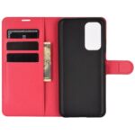 Hoesje geschikt voor Xiaomi Mi 10T Pro - Boekhoesje met kaartvakken - Rood