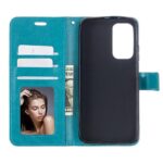 Hoesje geschikt voor Xiaomi Mi 10T Pro - Boekhoesje met kaartvakken - Turquoise