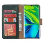 Hoesje geschikt voor Xiaomi Mi Note 10 Lite - Boekhoesje met kaartvakken-Groen