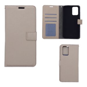 Hoesje geschikt voor Xiaomi Redmi 10 - Boekhoesje met kaartvakken - Goud