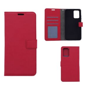 Hoesje geschikt voor Xiaomi Redmi 10 - Boekhoesje met kaartvakken - Rood