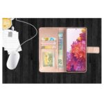 Hoesje geschikt voor Xiaomi Redmi 10 - Boekhoesje met kaartvakken - RoseGoud