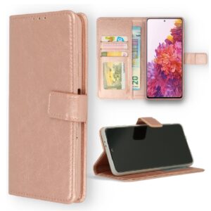 Hoesje geschikt voor Xiaomi Redmi 10 - Boekhoesje met kaartvakken - RoseGoud