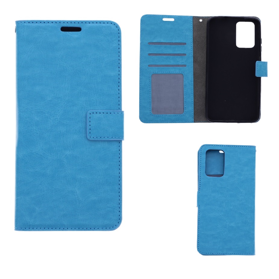 Hoesje geschikt voor Xiaomi Redmi 10 - Boekhoesje met kaartvakken - Turquoise