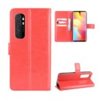 Hoesje geschikt voor Xiaomi redMi Note 10 Lite - Boekhoesje met kaartvakken - Rood