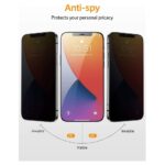 Privacy Screenprotector geschikt voor Apple iPhone 13 - Bescherming tegen meekijkers
