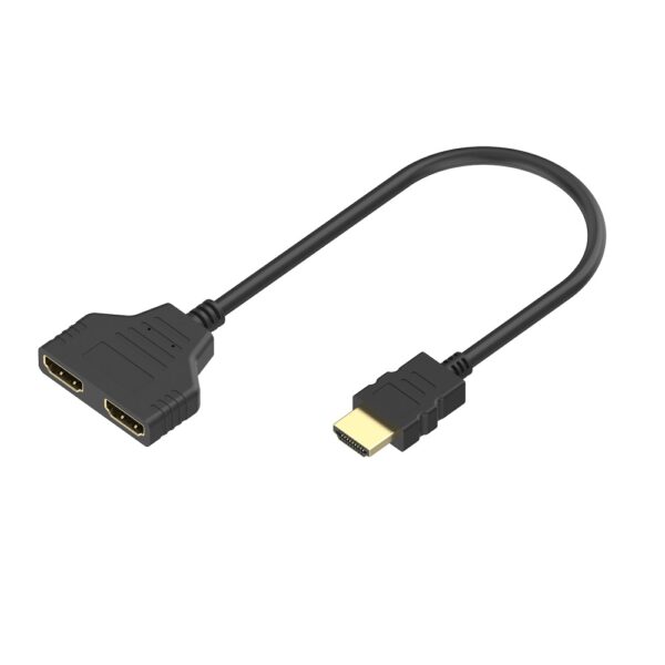 Luxebass 1 X 2 HDMI Splitter Adapter Converter 2 Poorts Switch - LBHD21