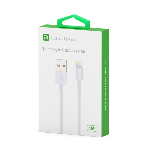 Luxebass iPhone kabel & iPad kabel 1 meter | Datakabel Oplaadkabel | USB-A naar Lightning - LBH101