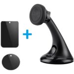 Magnetisch Telefoonhouder voor Mobiele Telefoons / Smartphones in de Auto met Zuignap op Dashboard en Raam / Voorruit - LB607