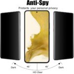 Privacy Screenprotector geschikt voor Samsung Galaxy S21 FE - Bescherming tegen meekijkers