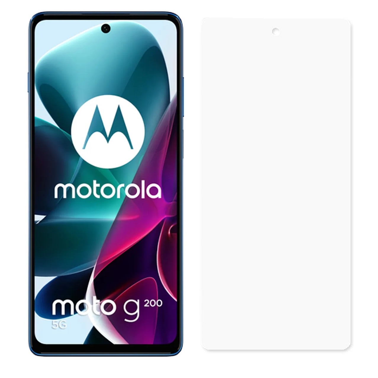 Screenprotector geschikt voor Motorola Moto G200 - Gehard Glas