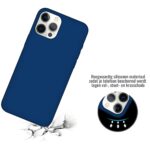 Siliconen hoesje - Donker blauw - Geschikt voor Apple iPhone 11 Pro Max