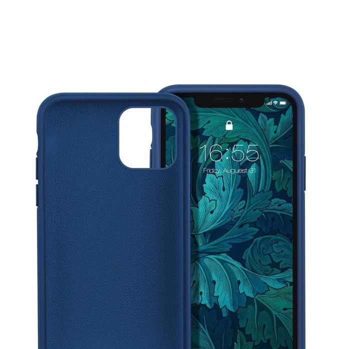 Siliconen hoesje - Donker blauw - Geschikt voor Apple iPhone 11 Pro Max