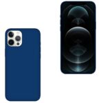 Siliconen hoesje - Donker blauw - Geschikt voor Apple iPhone 13