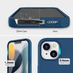 Siliconen hoesje - Donker blauw - Geschikt voor Apple iPhone 14 Plus