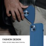 Siliconen hoesje - Donker blauw - Geschikt voor Apple iPhone 14 Plus