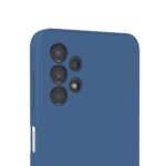 Siliconen hoesje - Donker blauw - Geschikt voor Samsung Galaxy A13 4G